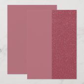 Rose Gold Split Matte individuelle Einladung (Vorne/Hinten)