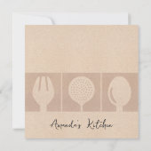 ROSE GOLD SPOON FORK COOKING KLASSE EINLADEN VORLA EINLADUNG (Rückseite)