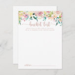 Rose Gold Spring Blumenzettelkarten Postkarte<br><div class="desc">Diese Rose goldgelben Frühlingsstiftkarten sind die perfekte Wahl für einen rustikalen Hochzeitsempfang oder ein rustikales Brautparty. Das Design besticht durch eine Fülle von bunten Pfannkuchen und grünem Blattwerk, das schön in hübsche Bouquets eingefasst ist und die natürliche Schönheit inspiriere. Ändern Sie den Wortlaut in Anzug jedes Lebensereignisses. Das Schild der...</div>