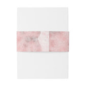 Rose Gold Spritzer Hintergrund Moderne Einladungsbanderole (Rückseitenbeispiel)