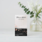 Rose Gold Spritzer Visitenkarte (Stehend Vorderseite)