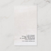 Rose Gold Spritzer Visitenkarte (Rückseite)