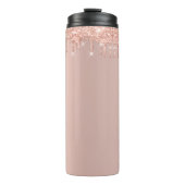 Rose Gold Stainless Steel Tumbler 20oz Thermosbecher (Vorderseite)