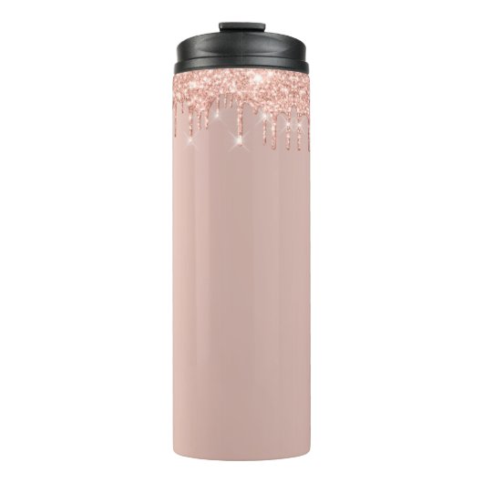 Rose Gold Stainless Steel Tumbler 20oz Thermosbecher (Vorderseite)