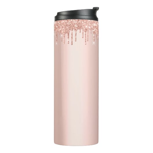Rose Gold Stainless Steel Tumbler 20oz Thermosbecher (Nach links gedreht)