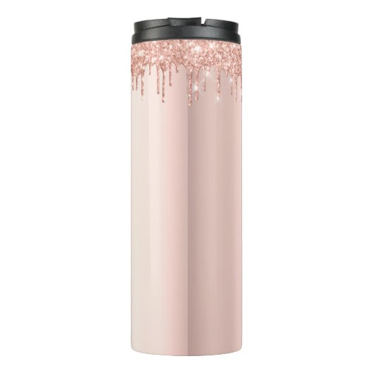 Rose Gold Stainless Steel Tumbler 20oz Thermosbecher (Rückseite)