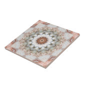 Rose Gold Star Feather Geometric Muster Tile Fliese (Seite)