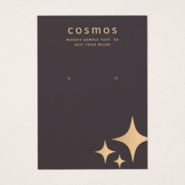 Rose-Gold-Stars Logo-Gewinnsichtkarte hinzufügen