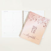 Rose Gold Stars Terminkalender 2026 Planer (Anzeige)