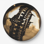 Rose Gold Steampunk Pappteller (Vorderseite)