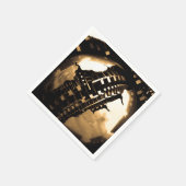 Rose Gold Steampunk Serviette (Ecke)