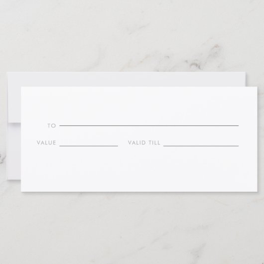 Rose Gold Store Business (Rückseite)