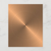 Rose Gold Streifen - Schwarze Schabe - Schädlinge  Flyer (Hinten)