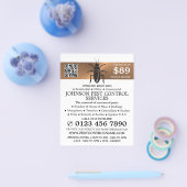 Rose Gold Streifen - Schwarze Schabe - Schädlinge  Flyer (Einzeln)