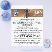 Rose Gold Streifen - Schwarze Schabe - Schädlinge  Flyer (Einzeln)