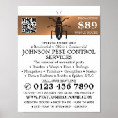 Rose Gold Streifen - Schwarze Schabe - Schädlinge Poster (Vorne)