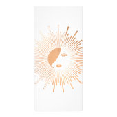 Rose Gold Sun Goddess Girl Spray Tanning Salon II Werbekarte (Hinten)