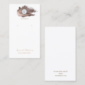 Rose-Gold-Swash-Logo Visitenkarte (Vorne/Hinten)
