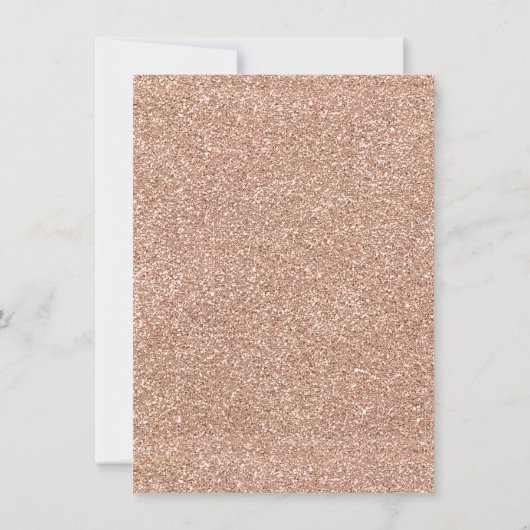 Rose Gold Taco'bout Liebe Paare Dusche Einladung (Rückseite)