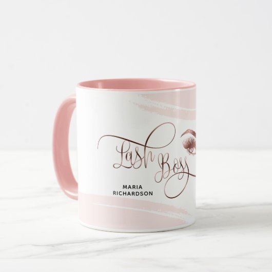 Rose Gold Tasse (Vorderseite Links)