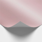 Rose Gold Template Elegant Modernes, trendiges Gla Geschenkpapier (Ecke)