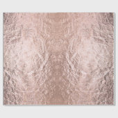Rose Gold Textur Geschenkpapier (Flach)