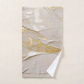 Rose Gold Textured Plaster Abstract Badhandtuch Set (Handtuch)