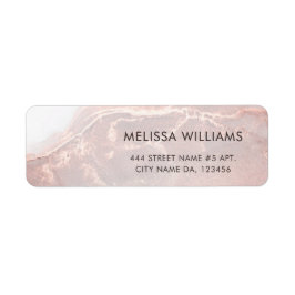 Rose Gold Tintenmarmor