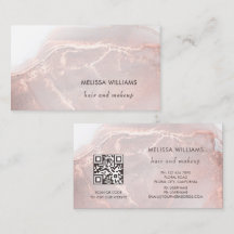 Rose Gold Tintenmarmor | QR-Code