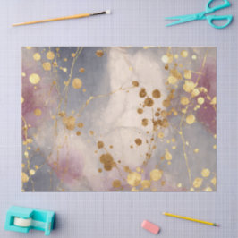 Rose-Gold-Tintensplash-Hintergrund Seidenpapier