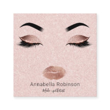 Rose Gold Trendy macht sich künstlerisches Gesicht