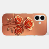 Rose Gold Trio Blume Fall Mate iPhone Case-Mate iPhone Hülle (Rückseite (Horizontal))