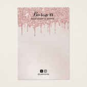 Rose Gold Tropfen erwischen Schmuckstück-Anzeige (Vorderseite)