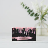 Rose Gold Tropfen Koch Kitchtools Glitzer Visitenkarte (Stehend Vorderseite)