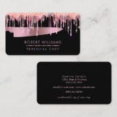 Rose Gold Tropfen Koch Kitesurfwerkzeuge Knife Gli Visitenkarte (Vorne/Hinten)