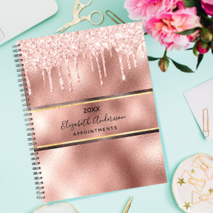 Rose Gold Tropfen Name 2025 Planer