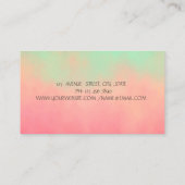 Rose Gold Tropfen Strawberry Business Card Visitenkarte (Rückseite)