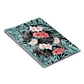 Rose Gold Tropical Botanical Island Paradies Chic Notizblock (Rechte Seite)