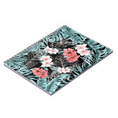 Rose Gold Tropical Botanical Island Paradies Chic Notizblock (Linke Seite)