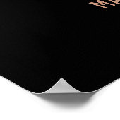 Rose Gold Typografie Unterschreiben Sie unser Gäst Poster (Ecke)