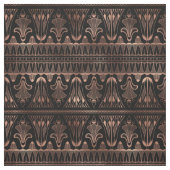 Rose Gold und Black Art Déco Stoff (Muster)