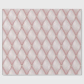 Rose Gold und Blush Diamond Sequence Geschenkpapier (Flach)