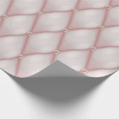 Rose Gold und Blush Diamond Sequence Geschenkpapier (Ecke)