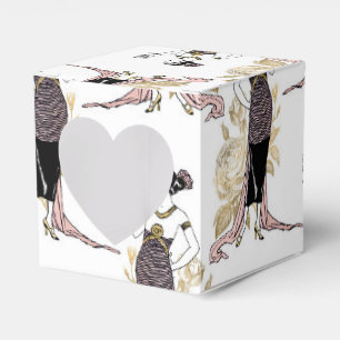 Rose Gold und Gold Weine Geschenkschachtel