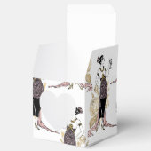 Rose Gold und Gold Weine Geschenkschachtel (Geöffnet)