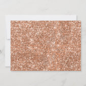 Rose Gold und Grau Brautparty Einladung Vorlage (Rückseite)