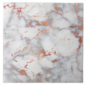 Rose Gold und grauer Marmor Fliese (Vorderseite)