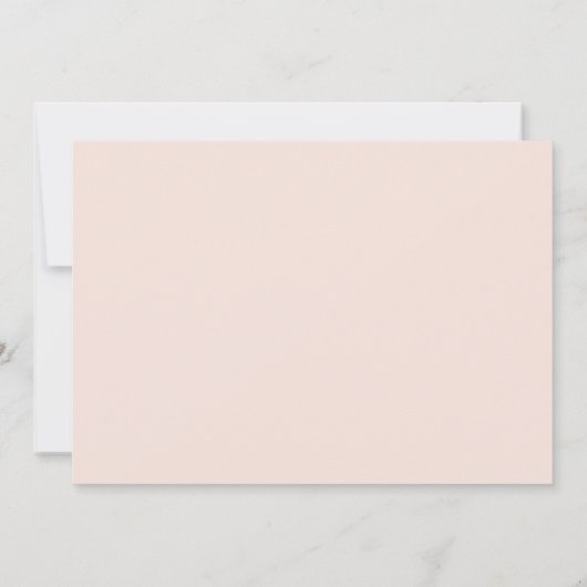 Rose Gold und Rosa Foto Abschluss Einladung (Rückseite)