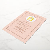 Rose Gold und Rosa Parfüm Bachelorette Folieneinladung (Gedreht)