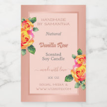 Rose Gold und Rosa Produktmarken Kerzen Schönheit 